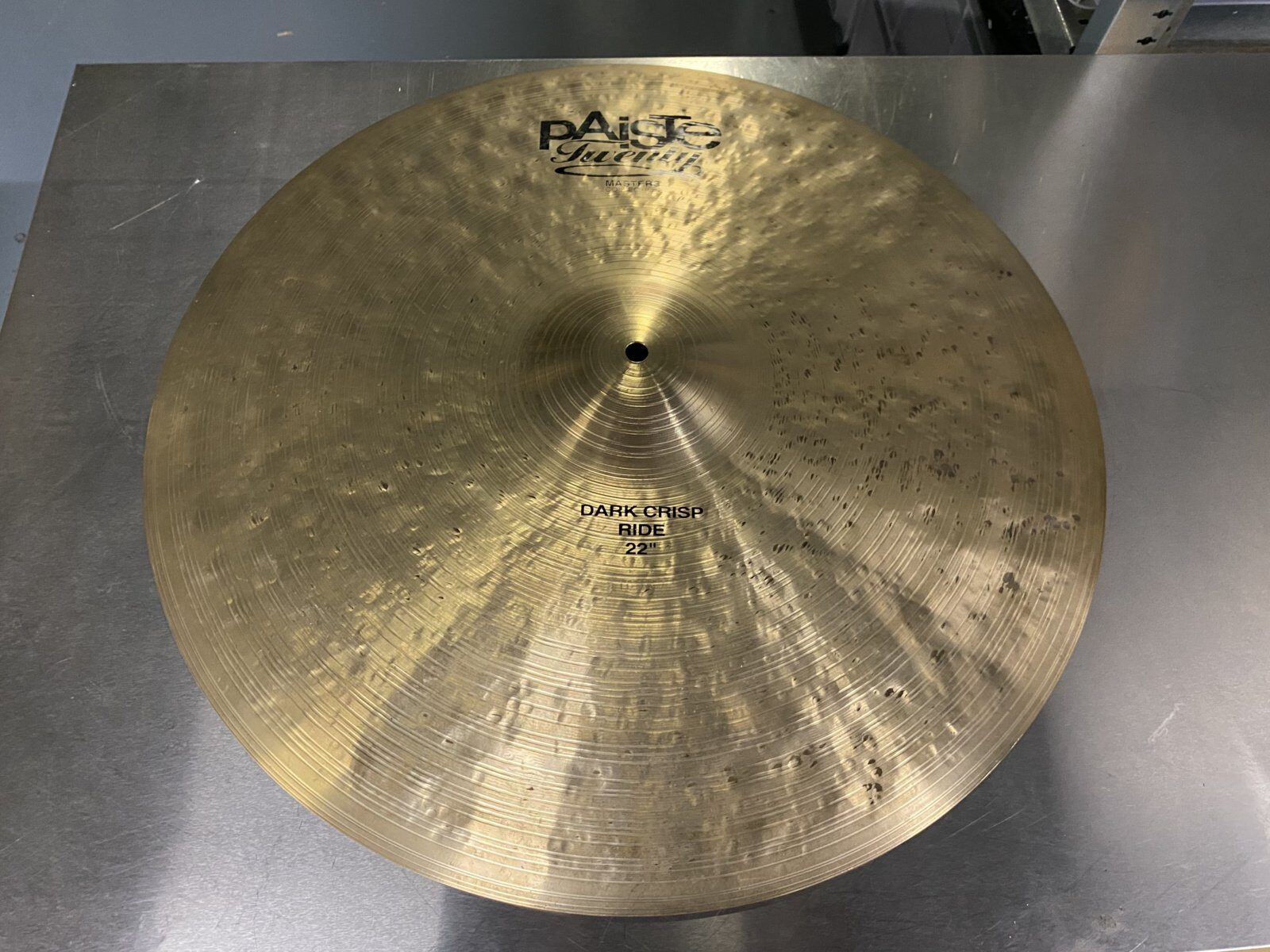 Paiste Twenty masters collection dark crisp ride 22”