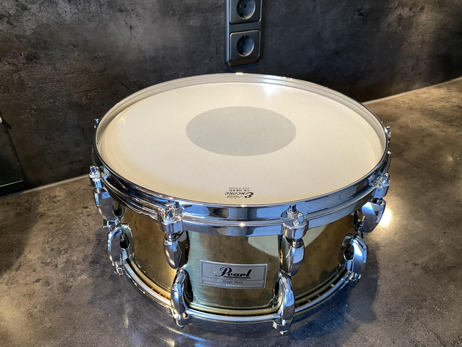 Pearl B-5314B/C Brass snare 14x6.5 inch