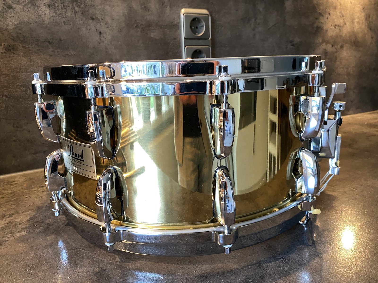 Pearl B-5314B/C Brass snare 14x6.5 inch