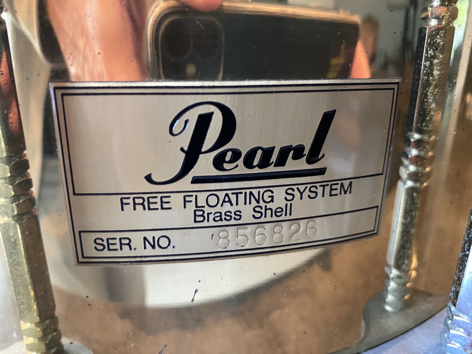 Pearl B-914D Freefloater Brass snare 14x6.5 inch