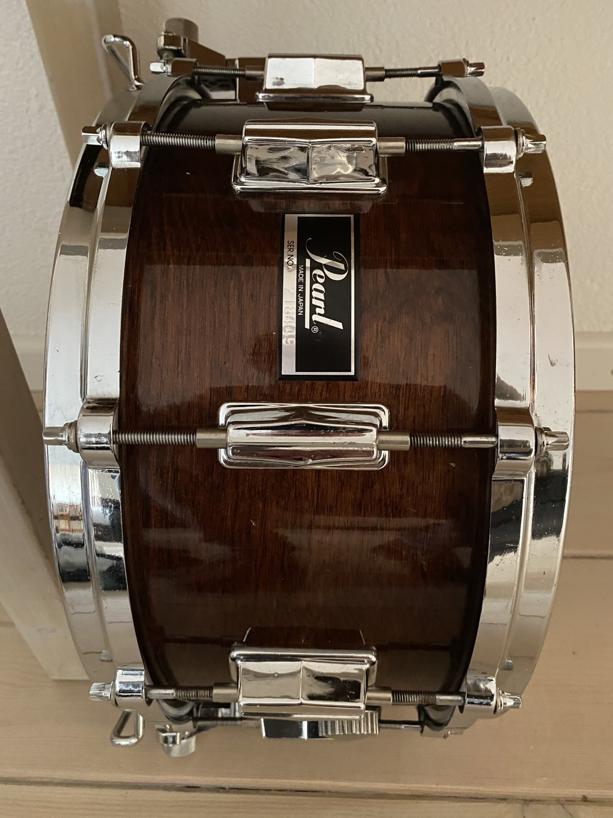 pearl BLX-414D Birch snaredrum 14x6.5 inch #101 Walnut lacquer