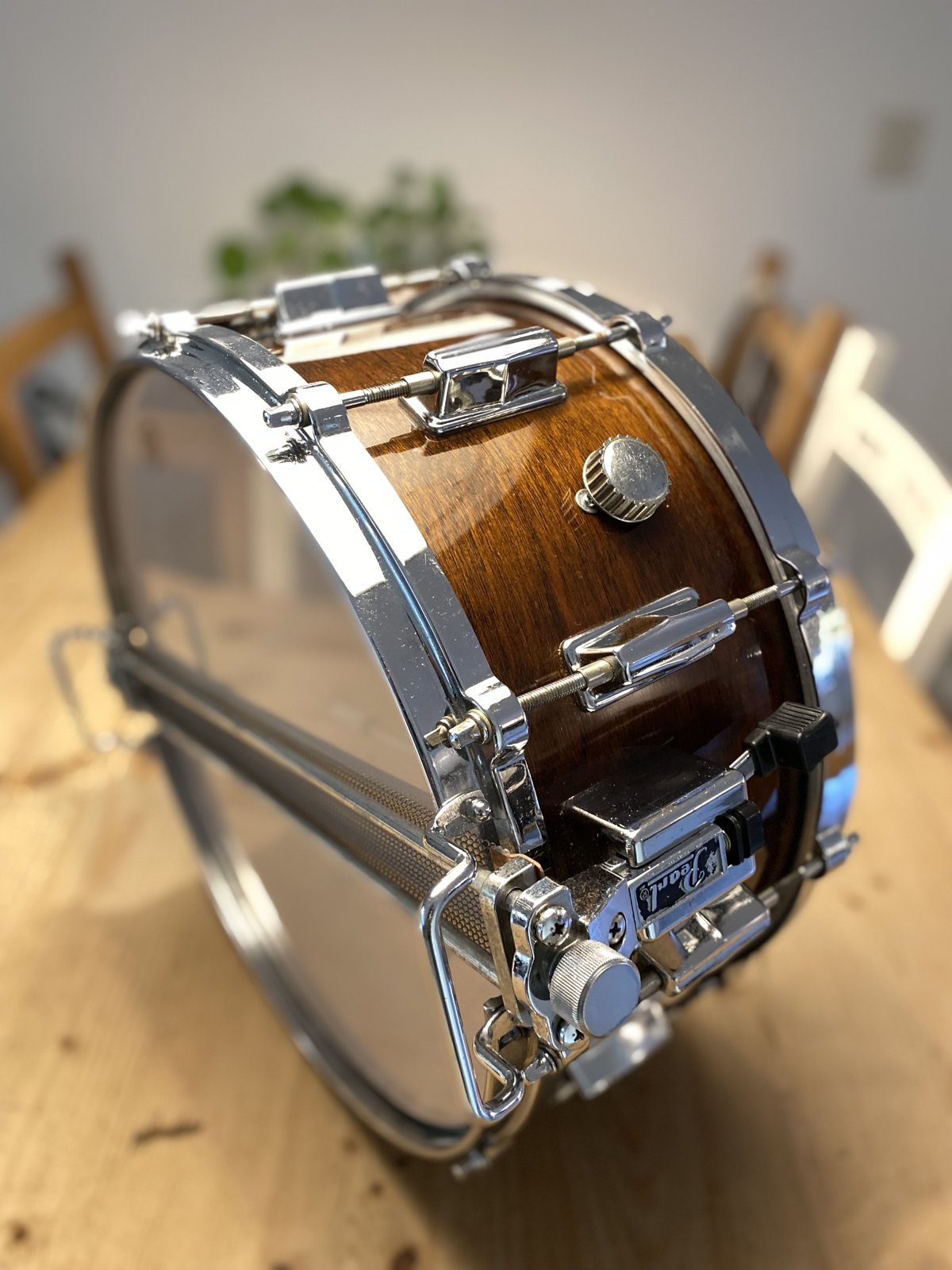 pearl BLX-414D Birch snaredrum 14x6.5 inch #101 Walnut lacquer