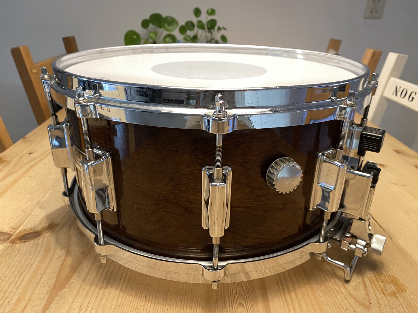 pearl BLX-414D Birch snaredrum 14x6.5 inch #101 Walnut lacquer