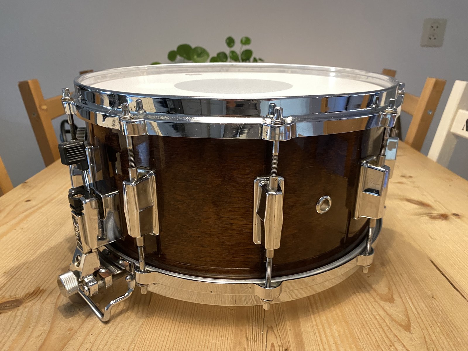 pearl BLX-414D Birch snaredrum 14x6.5 inch #101 Walnut lacquer
