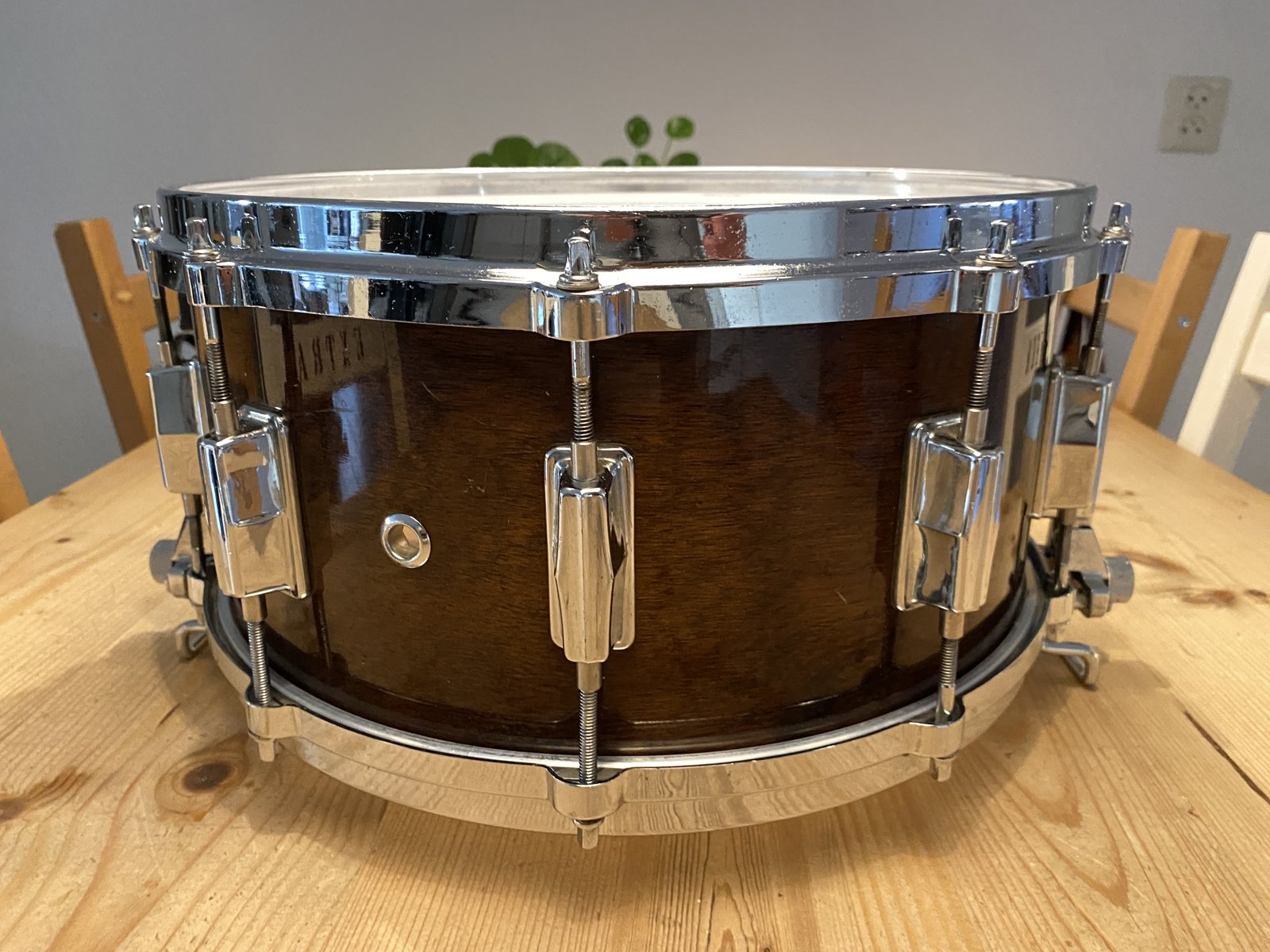 pearl BLX-414D Birch snaredrum 14x6.5 inch #101 Walnut lacquer