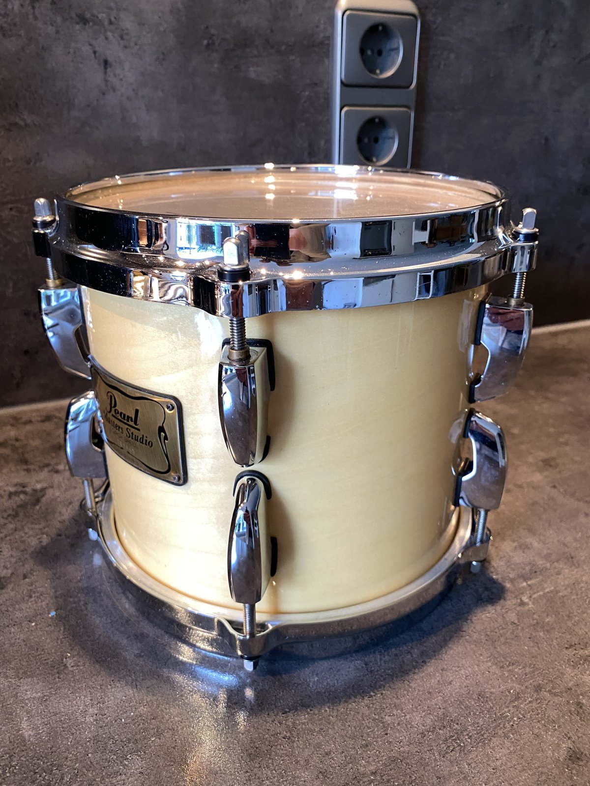 Pearl BRX-0807T Masters studio birch tom 8x7 inch #112 Natural birch