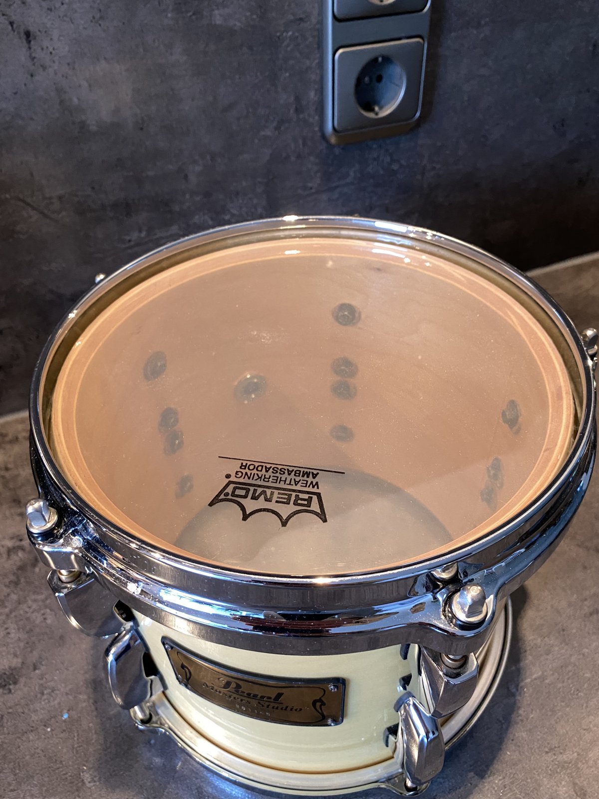 Pearl BRX-0807T Masters studio birch tom 8x7 inch #112 Natural birch