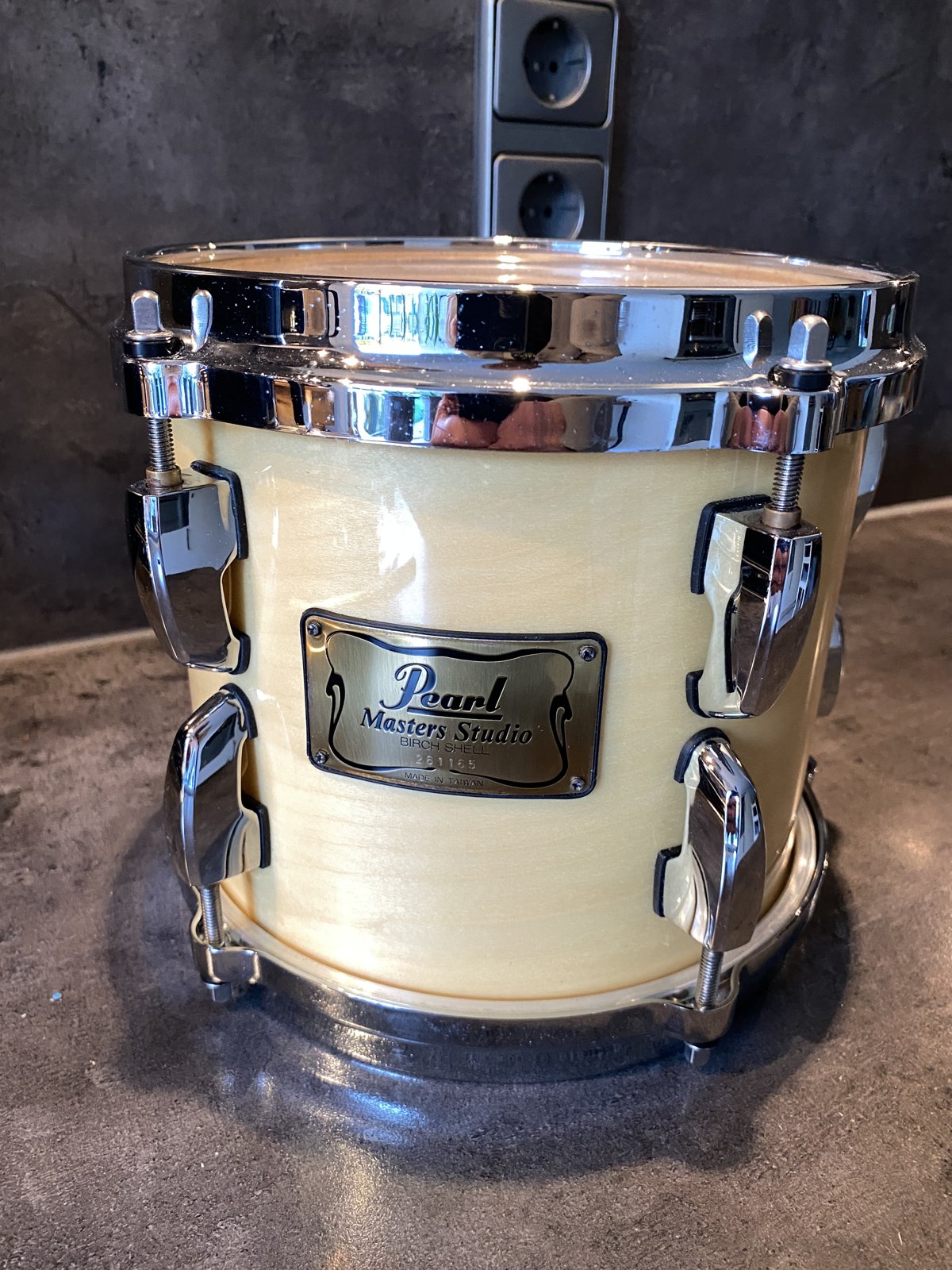 Pearl BRX-0807T Masters studio birch tom 8x7 inch #112 Natural birch