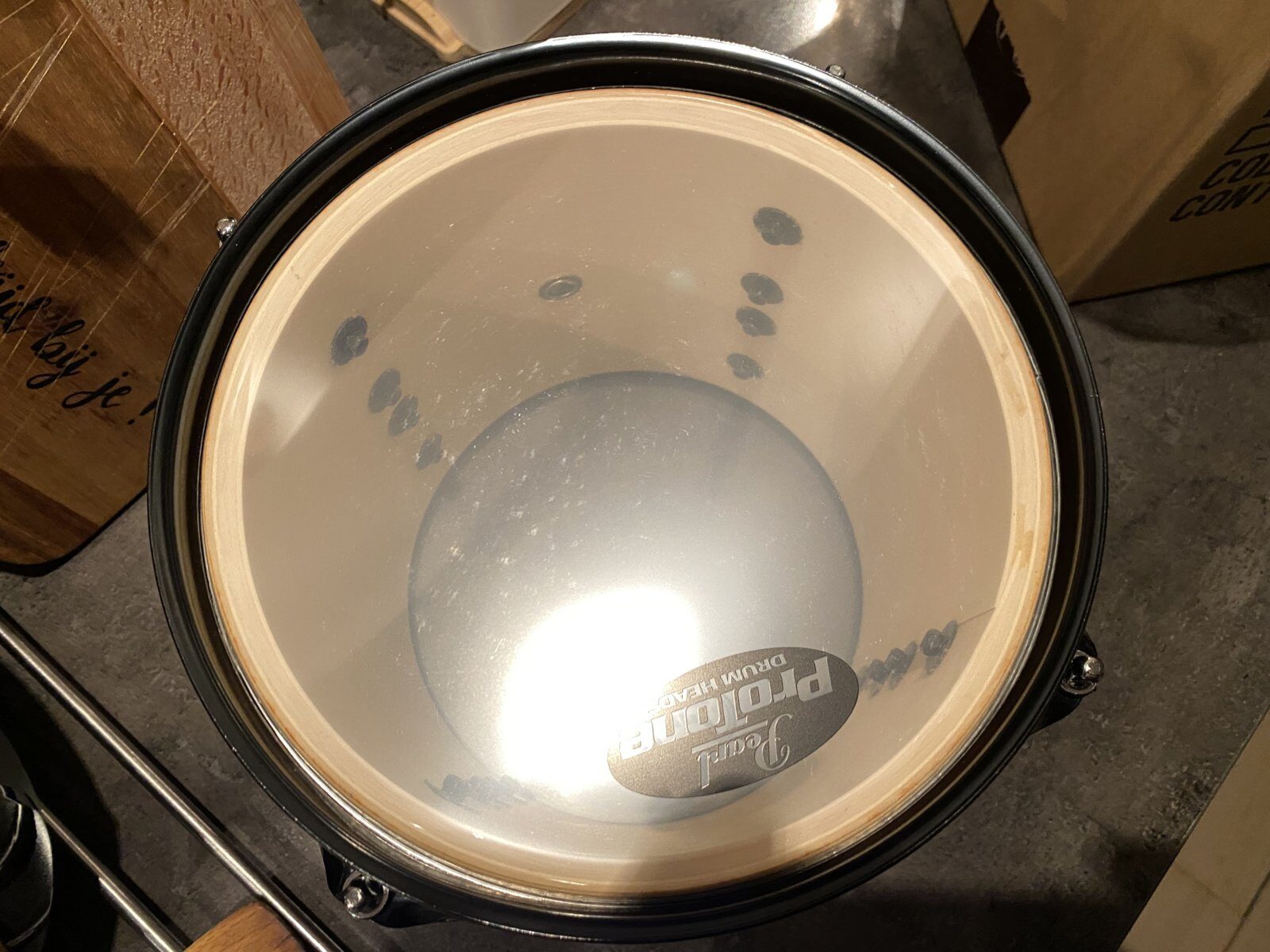 Pearl ELX Tom 8x7 inch #Amber fade (2005/2006)