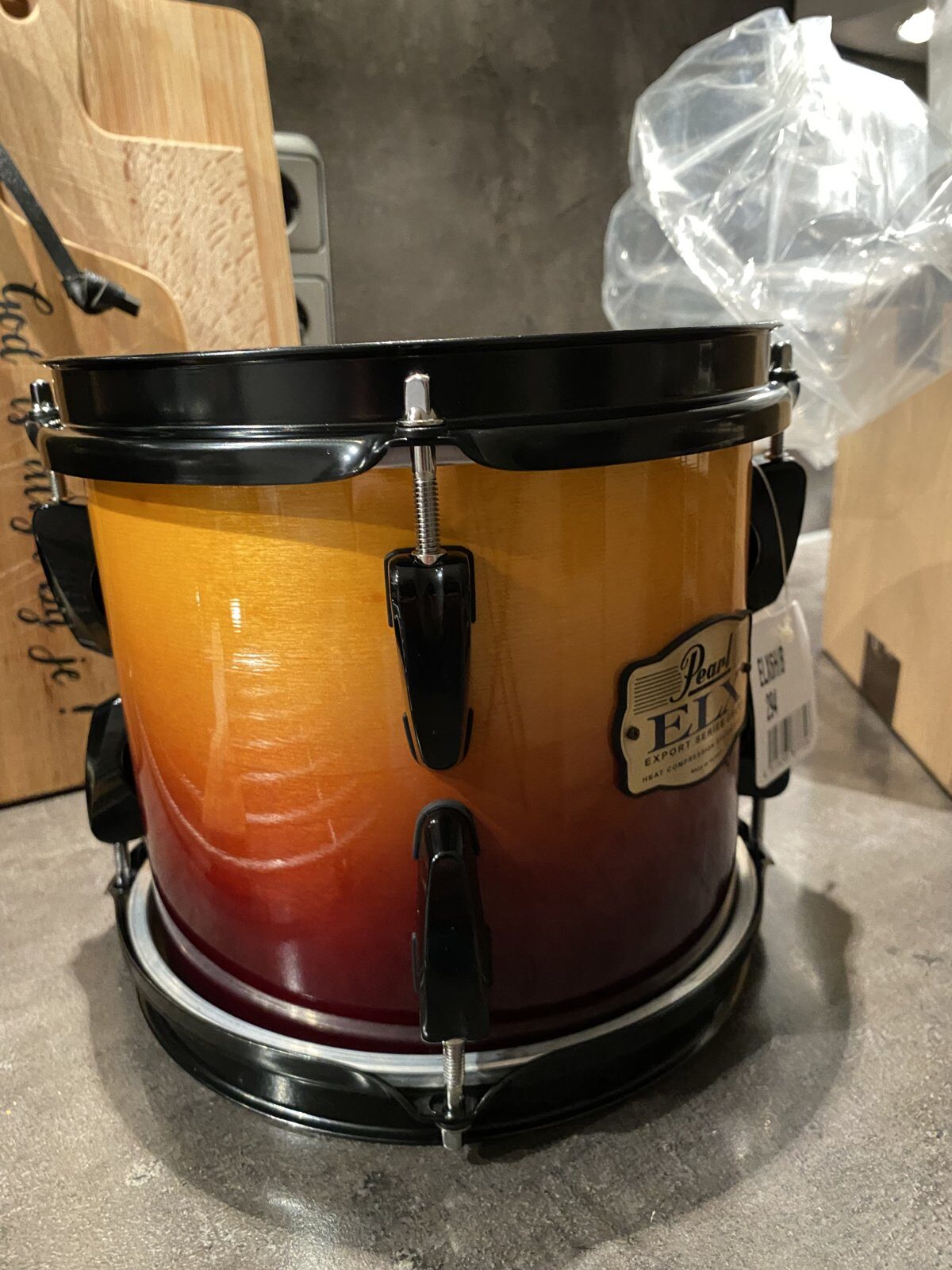 Pearl ELX Tom 8x7 inch #Amber fade (2005/2006)