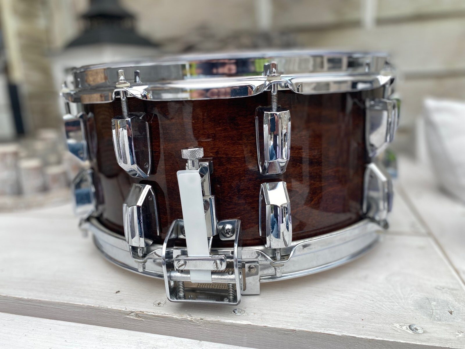 Pearl G-714D GLX snaredrum 14x6.5 inch #Walnut lacquer