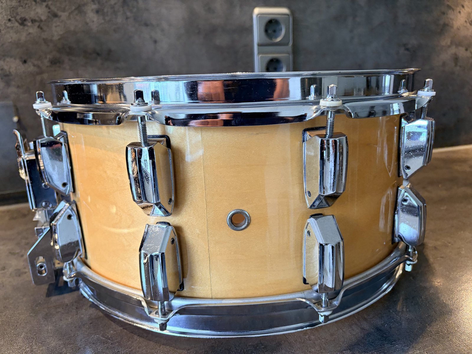 Pearl G-714D GLX Supergripper snare 14x6.5” in # Natural maple
