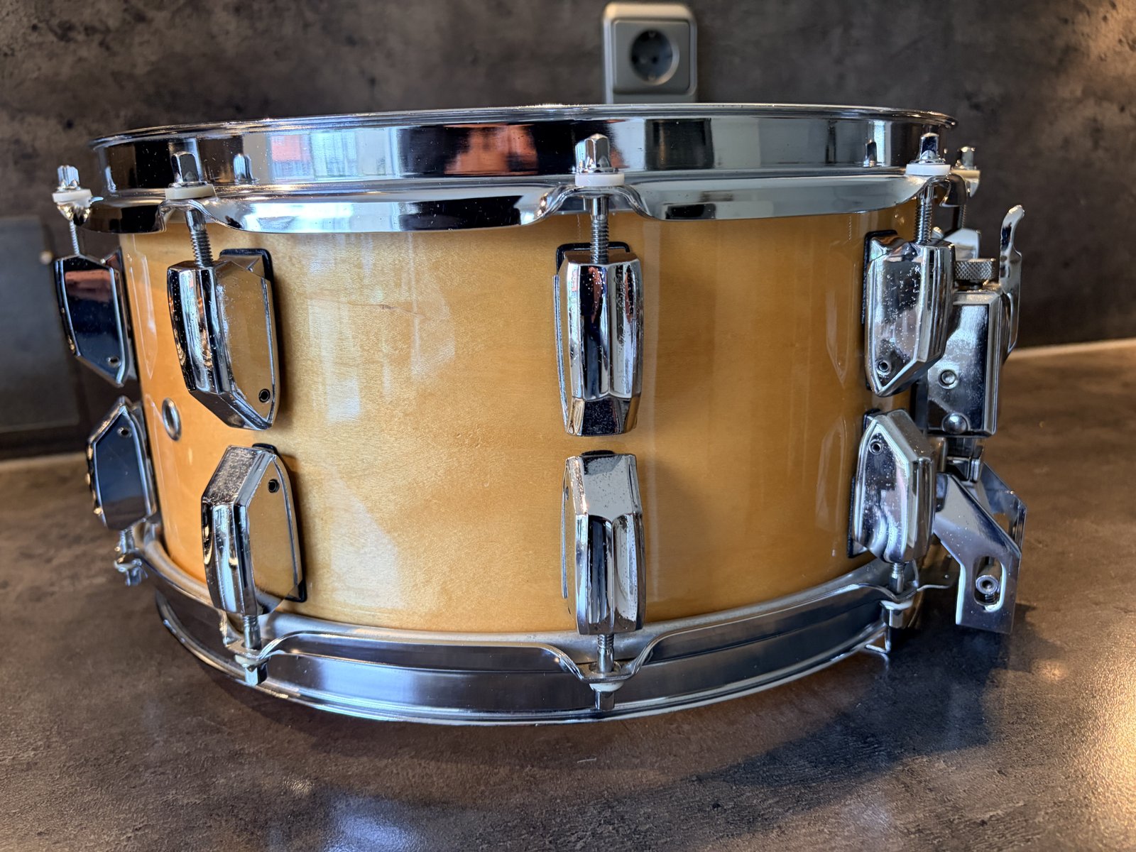 Pearl G-714D GLX Supergripper snare 14x6.5” in # Natural maple