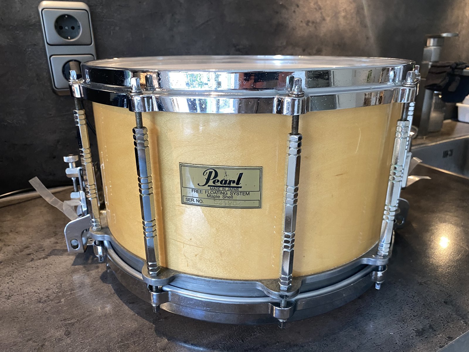 Pearl G-914ED freefloater Maple 14x8 inch #Natural maple