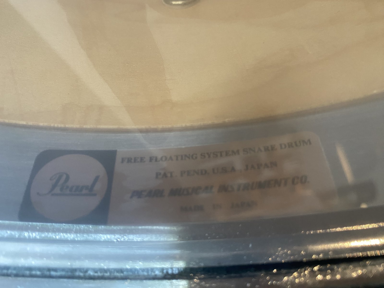 Pearl G-914ED freefloater Maple 14x8 inch #Natural maple