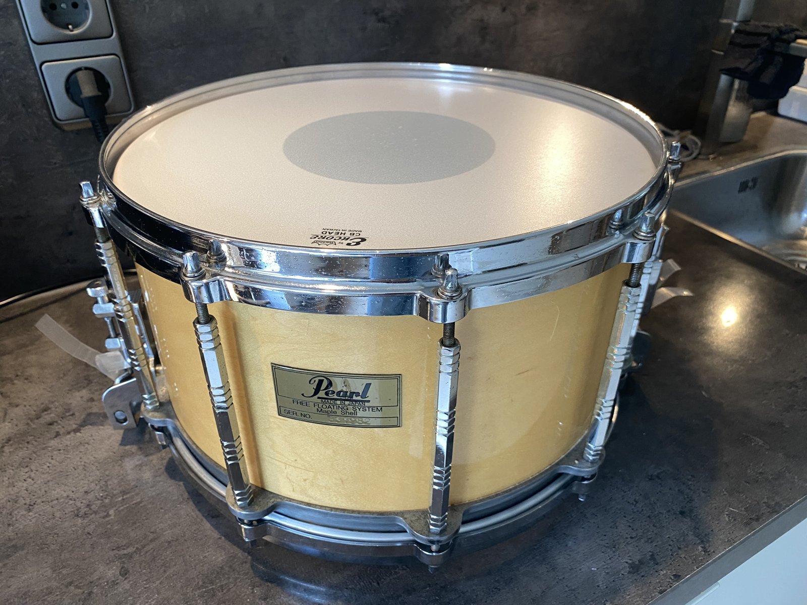 Pearl G-914ED freefloater Maple 14x8 inch #Natural maple