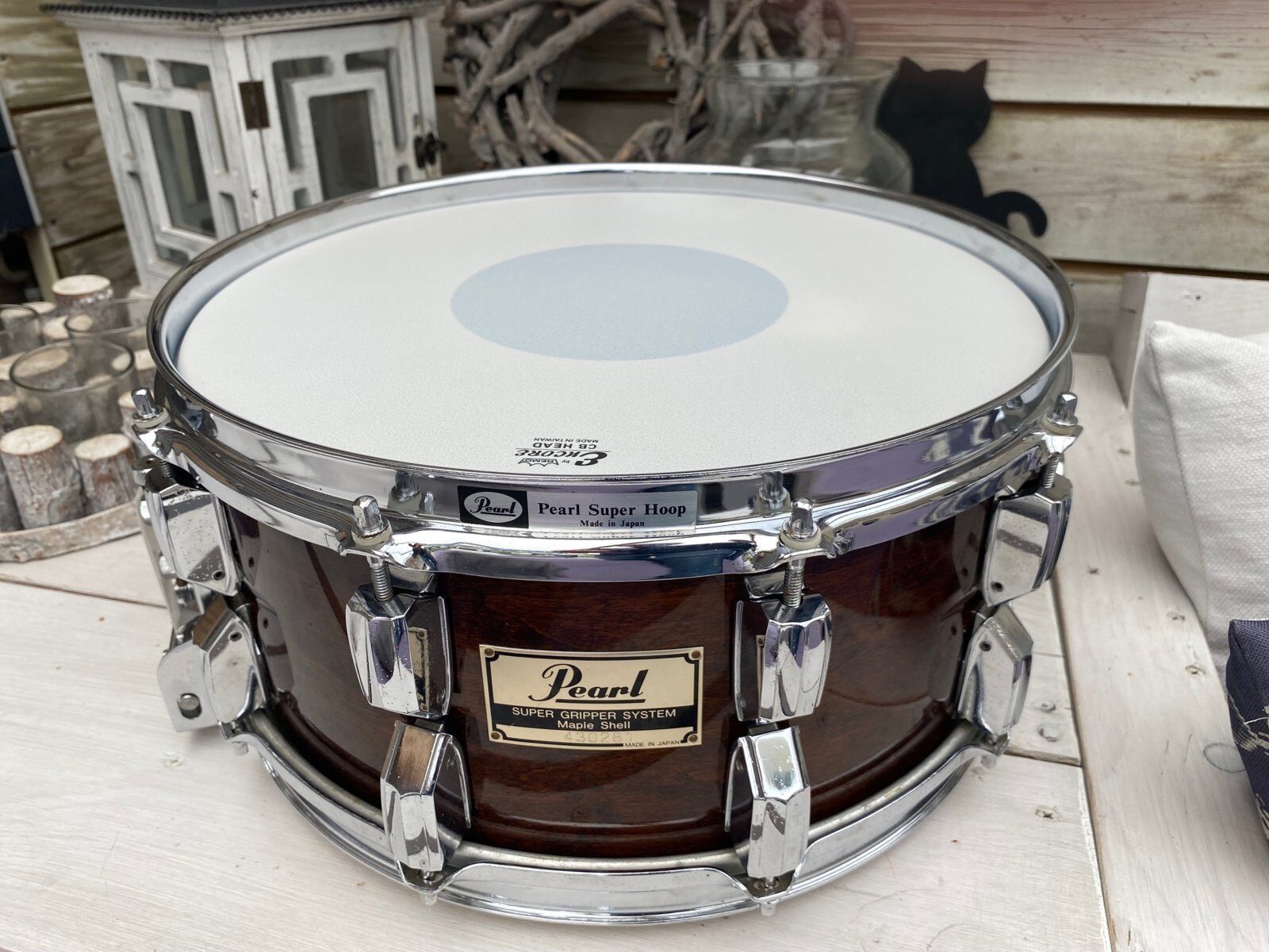 Pearl GLX snaredrum 14x6.5 inch GLX-1465 #Walnut lacquer