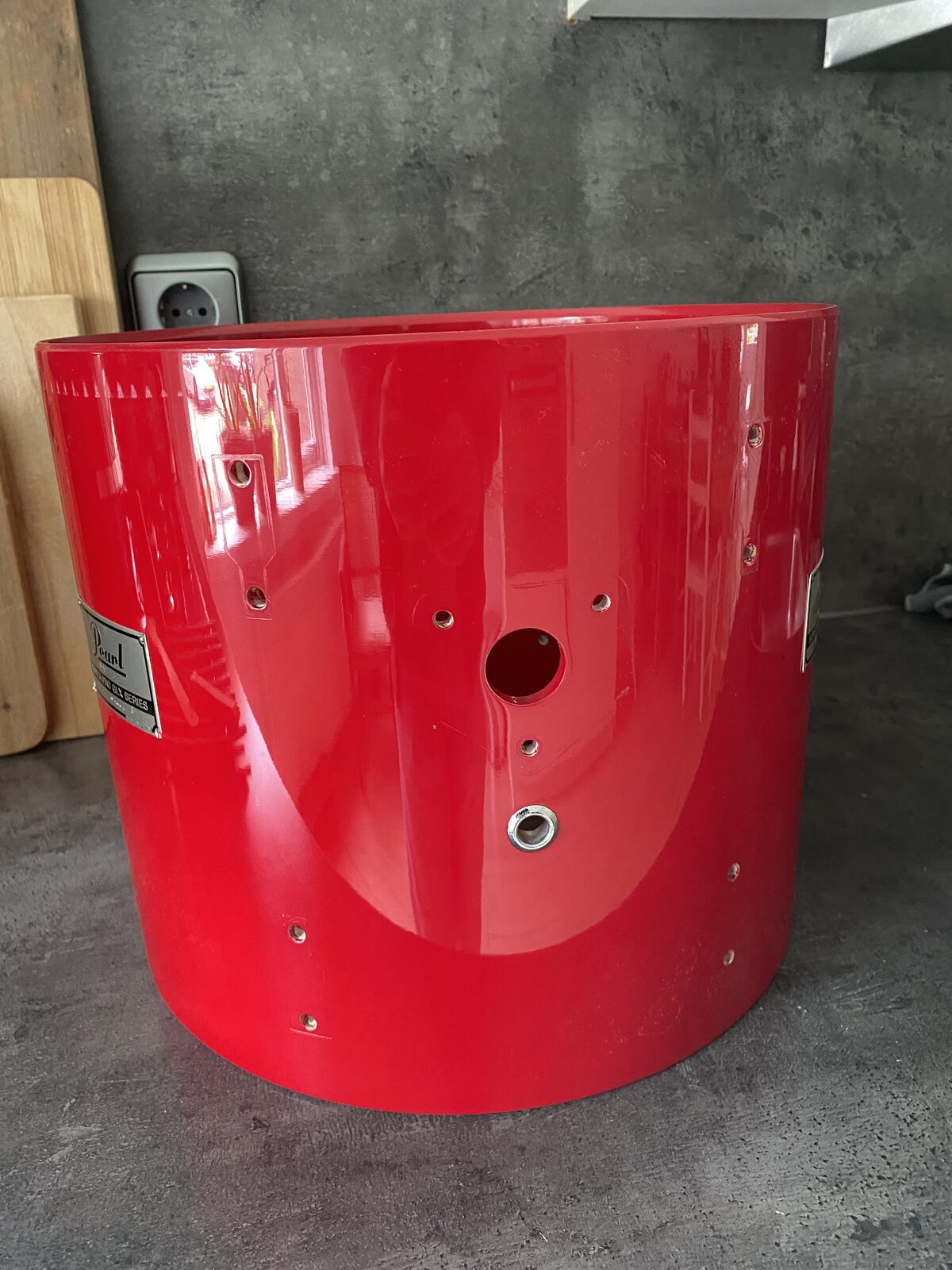 Pearl GLX Super pro shell 13 inch #Coral red