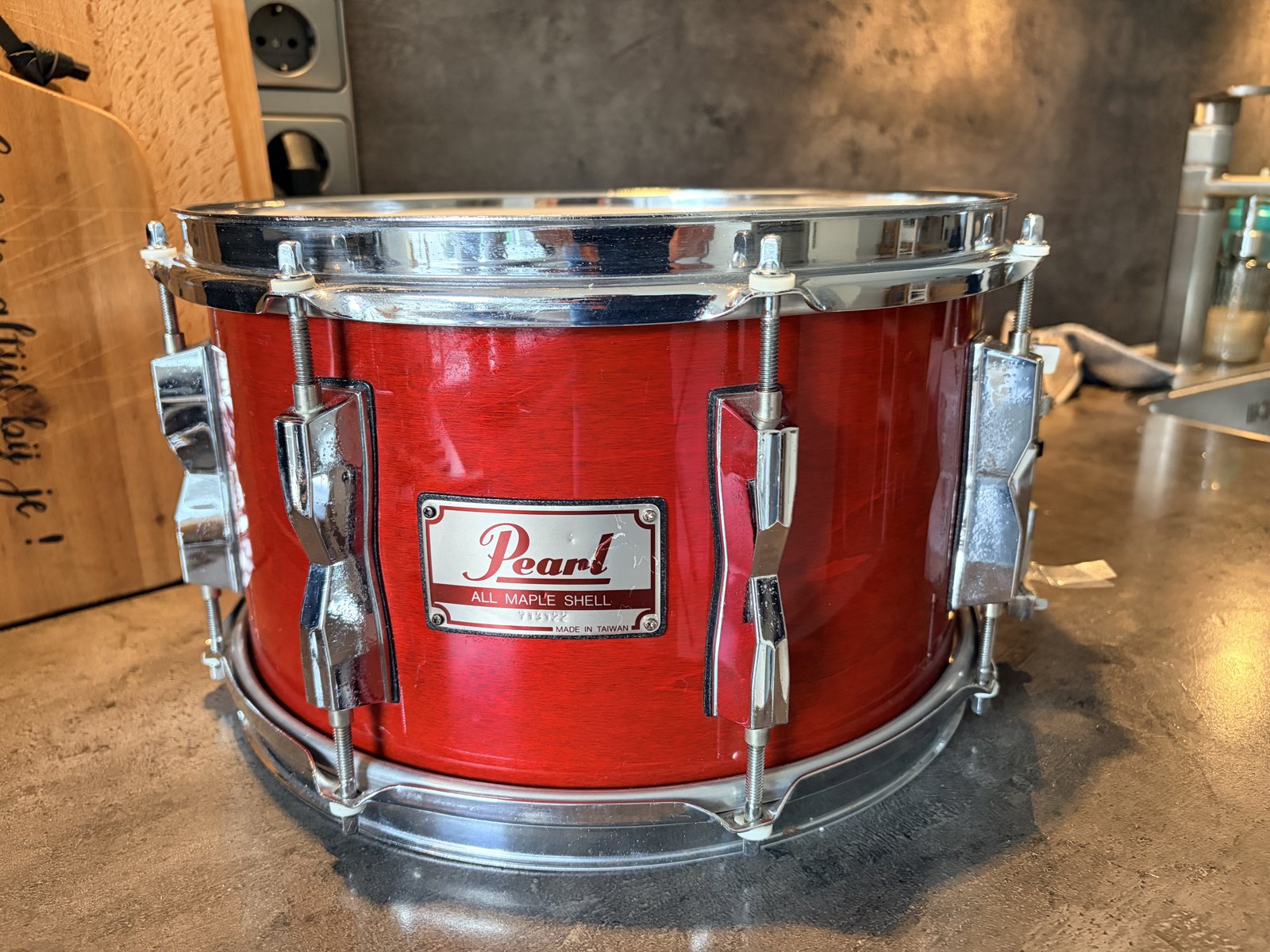 Pearl M-512SE Soprano snare 12x7” #Sequoia red