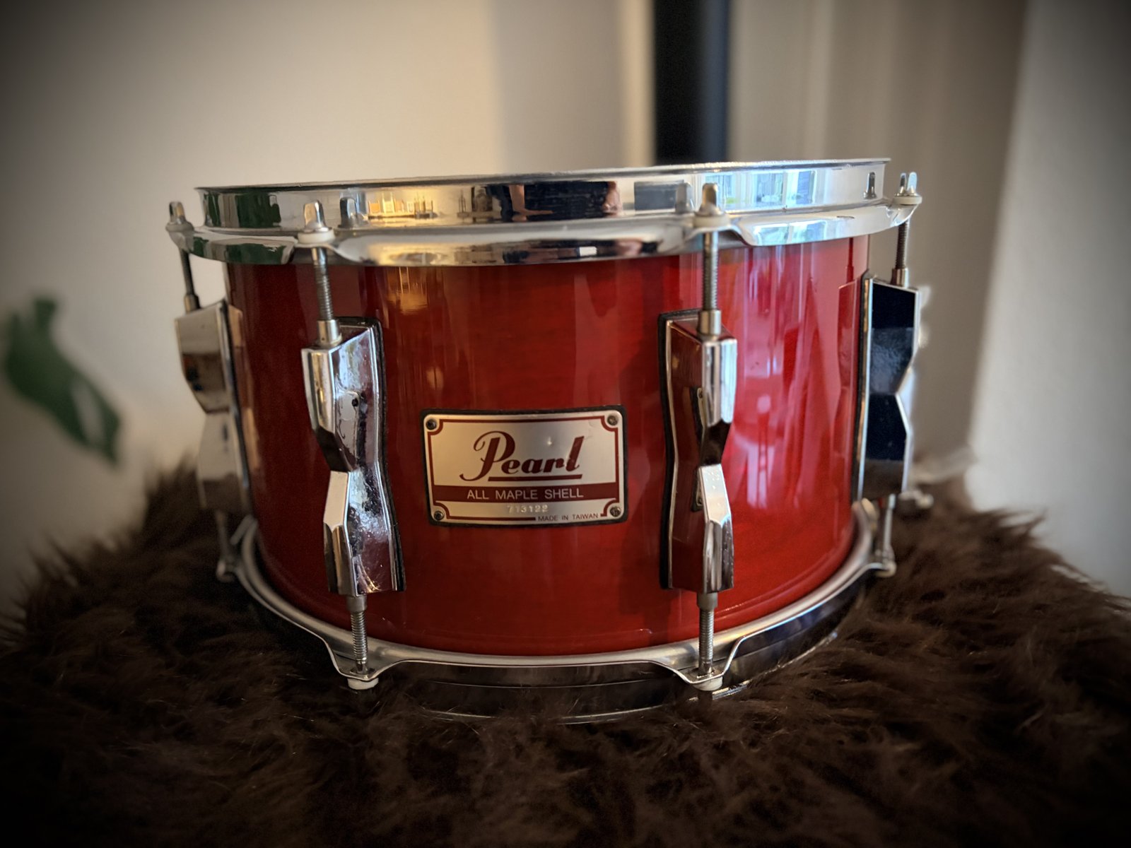 Pearl M-512SE Soprano snare 12x7” #Sequoia red