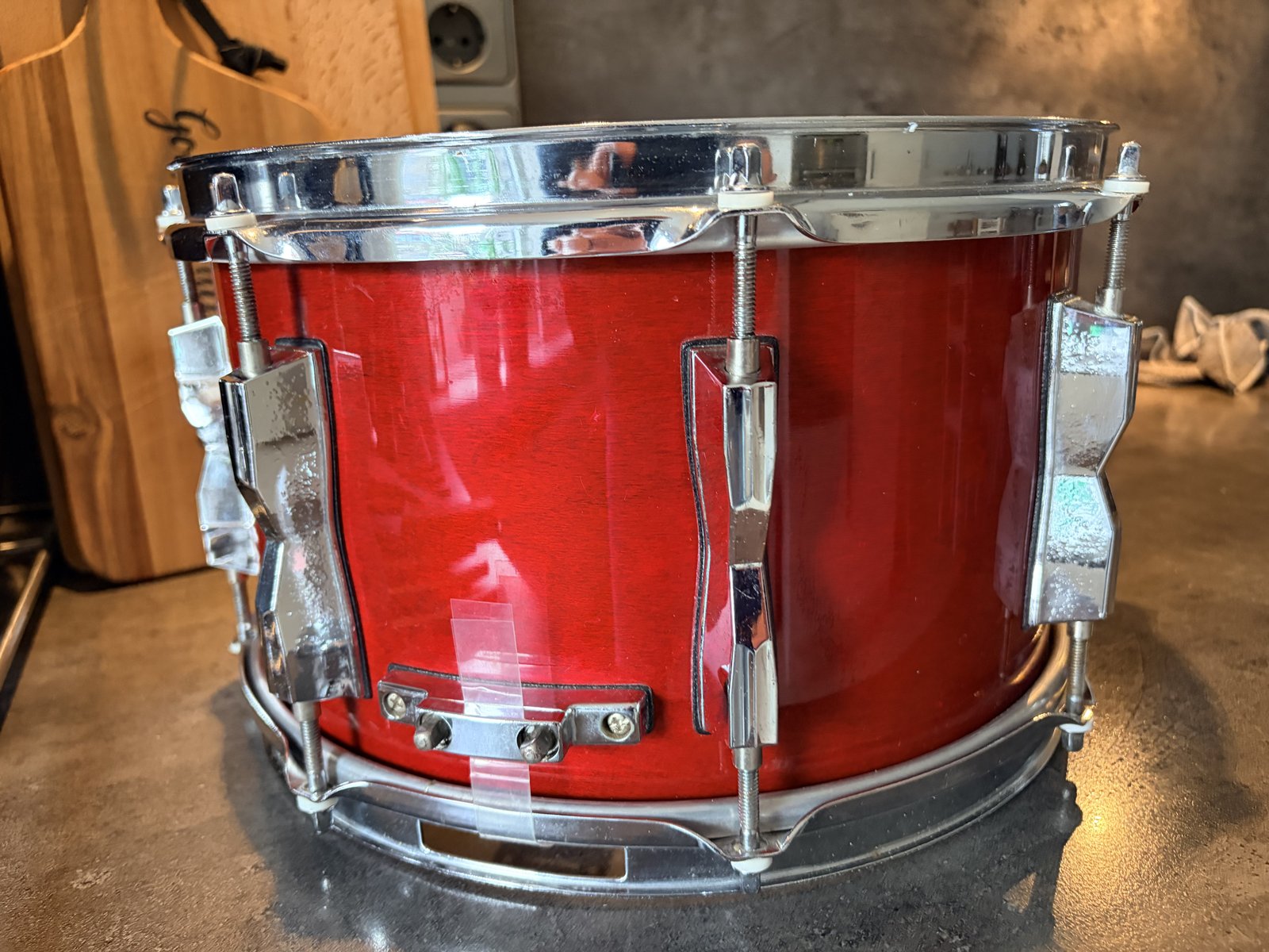 Pearl M-512SE Soprano snare 12x7” #Sequoia red