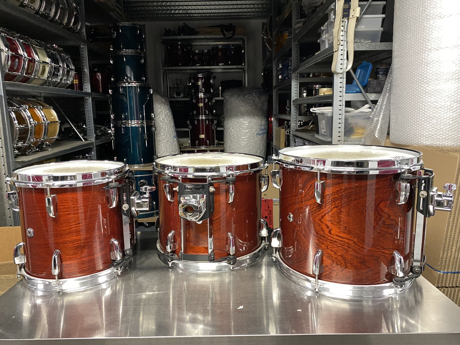 Pearl MHX Mahogany classic tom 10x10 inch #141 Red Mahogany lacquered