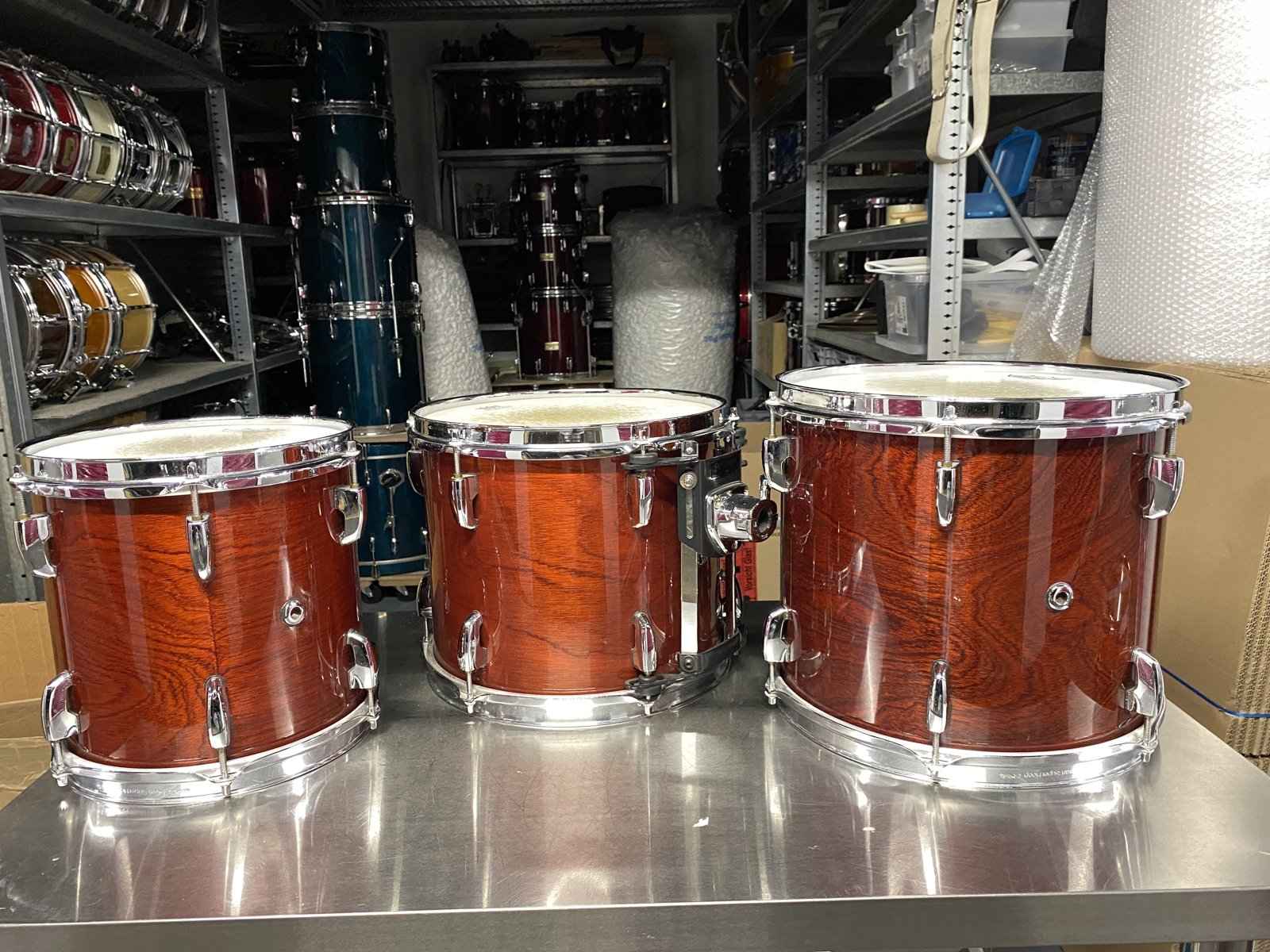 Pearl MHX Mahogany classic tom 13x11 inch #141 Red Mahogany lacquered