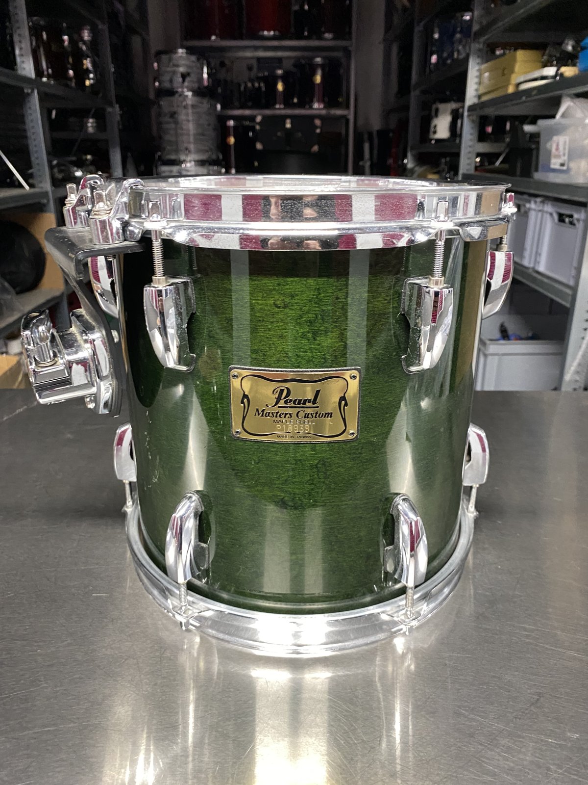 Pearl MMX-210EDI Masters custom tom 10x10" #Emerald mist
