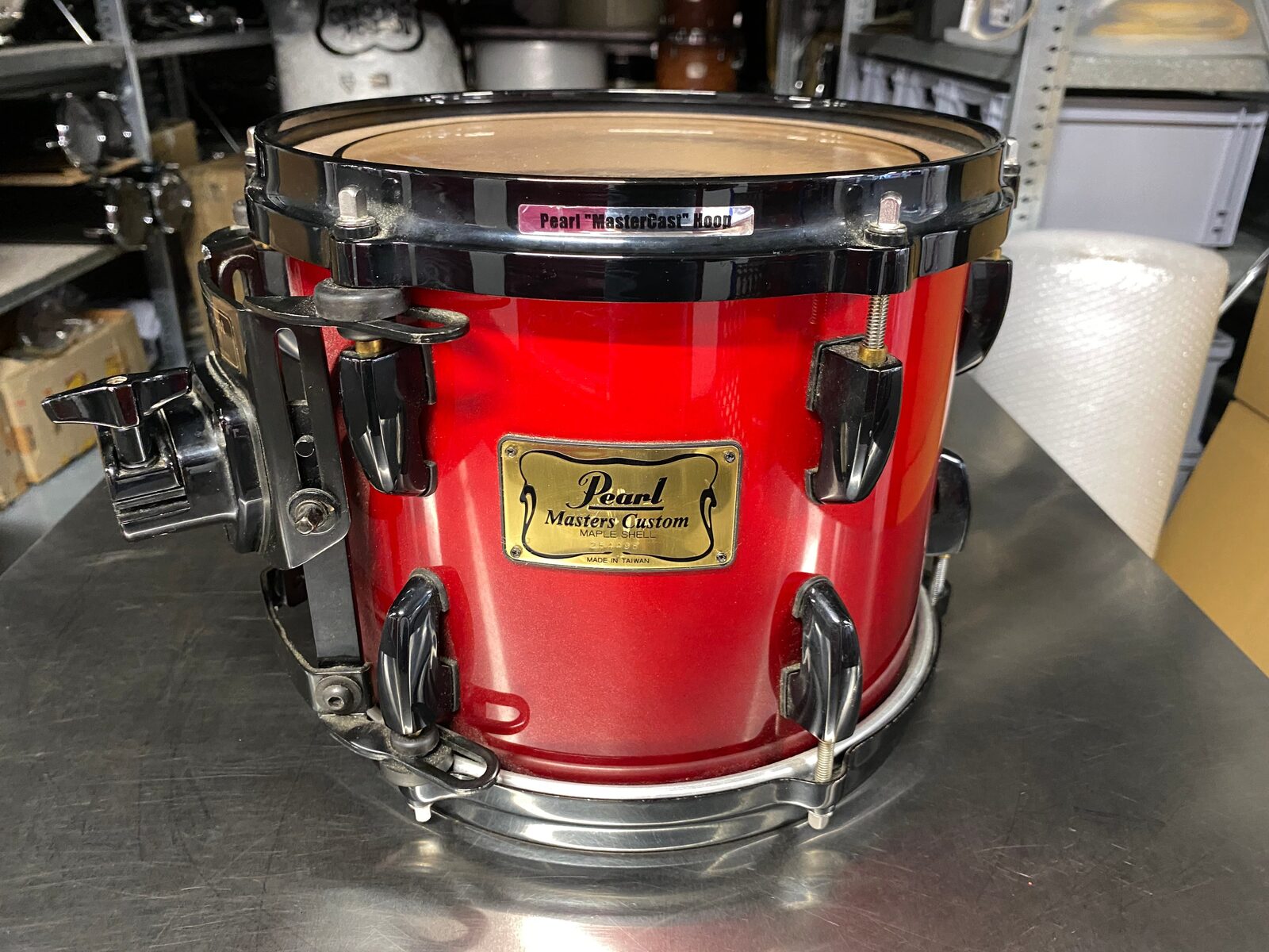 Pearl MMX Masters custom shellset #Cranberry Fade