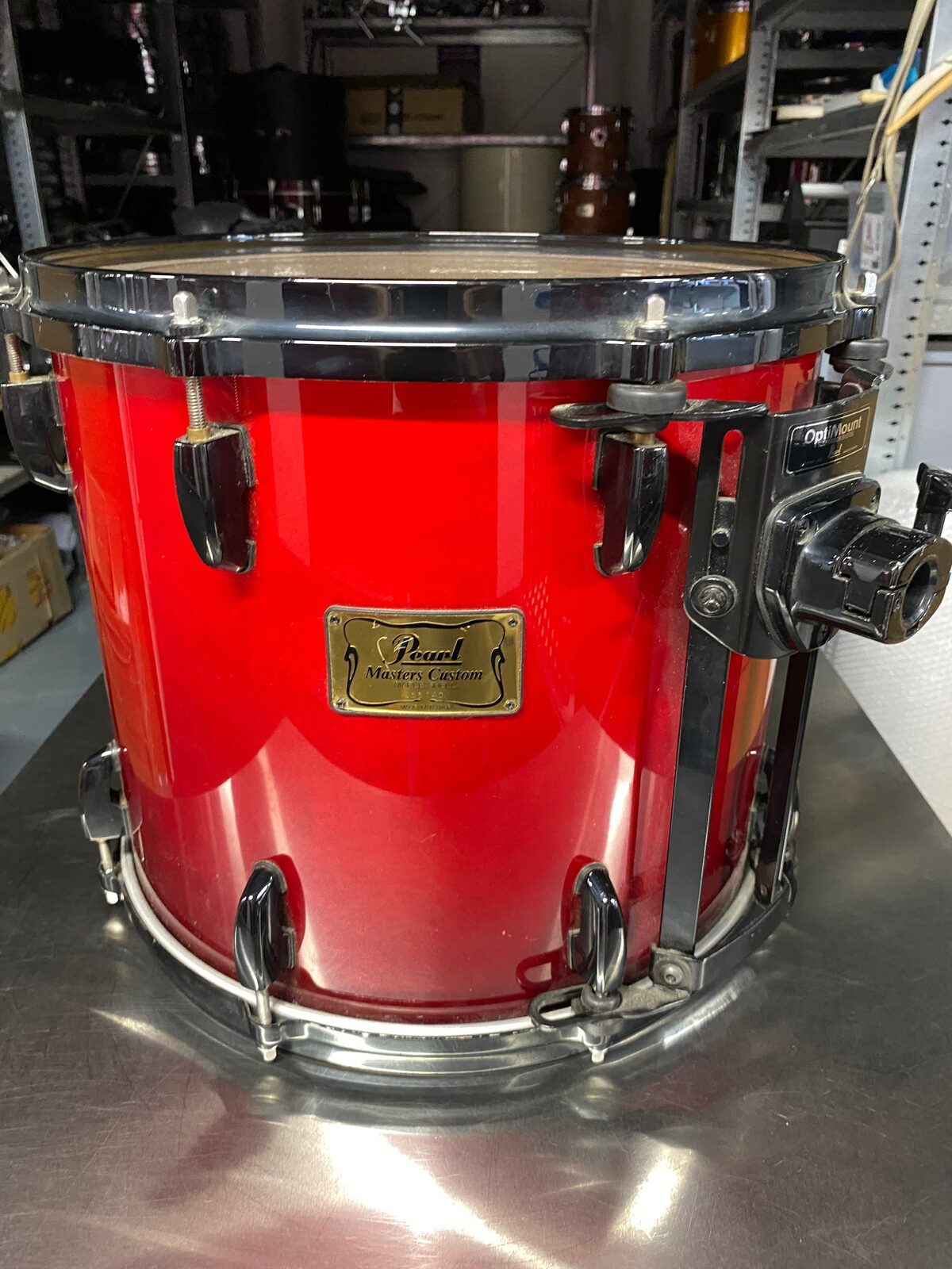 Pearl MMX Masters custom shellset #Cranberry Fade