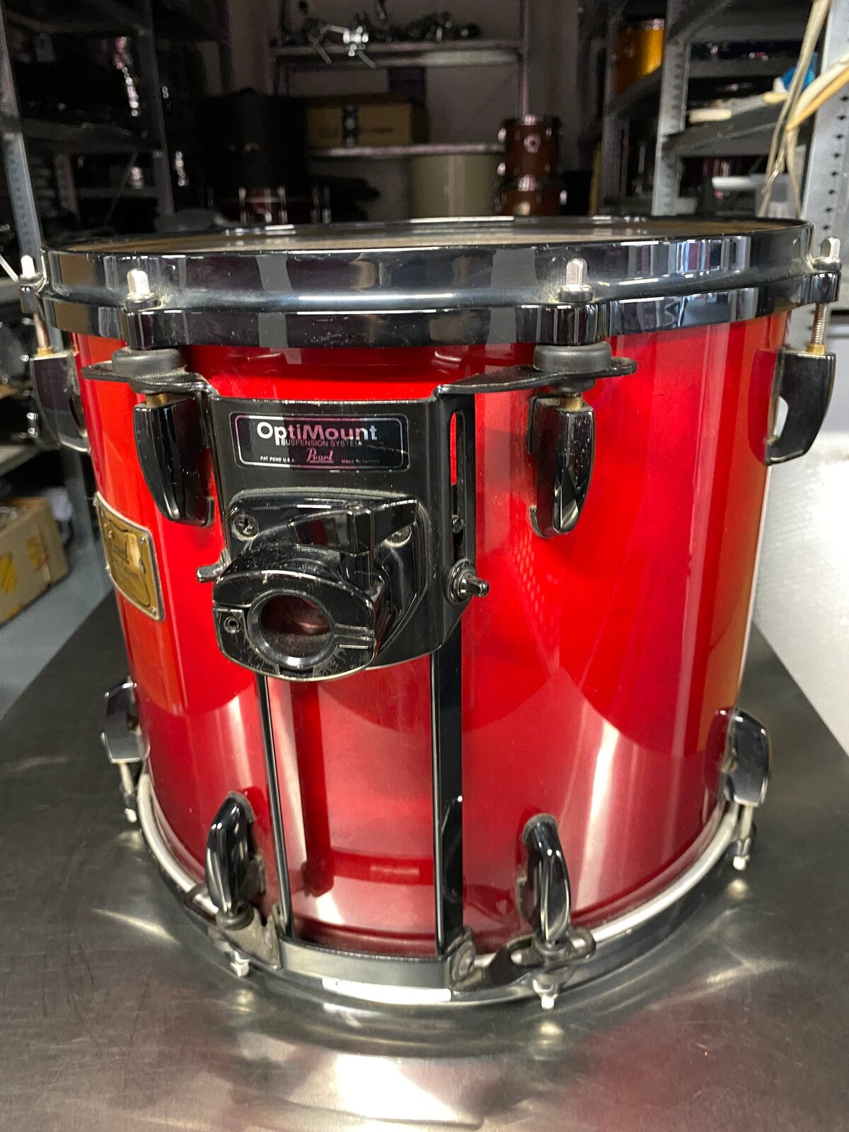 Pearl MMX Masters custom shellset #Cranberry Fade