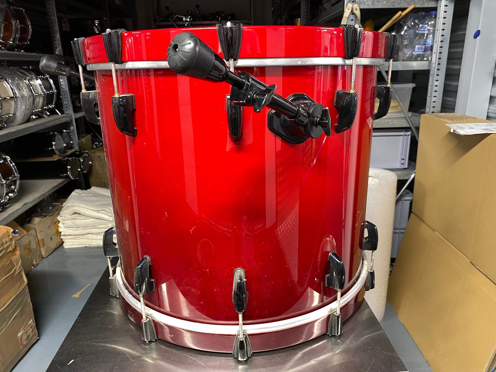 Pearl MMX Masters custom shellset #Cranberry Fade