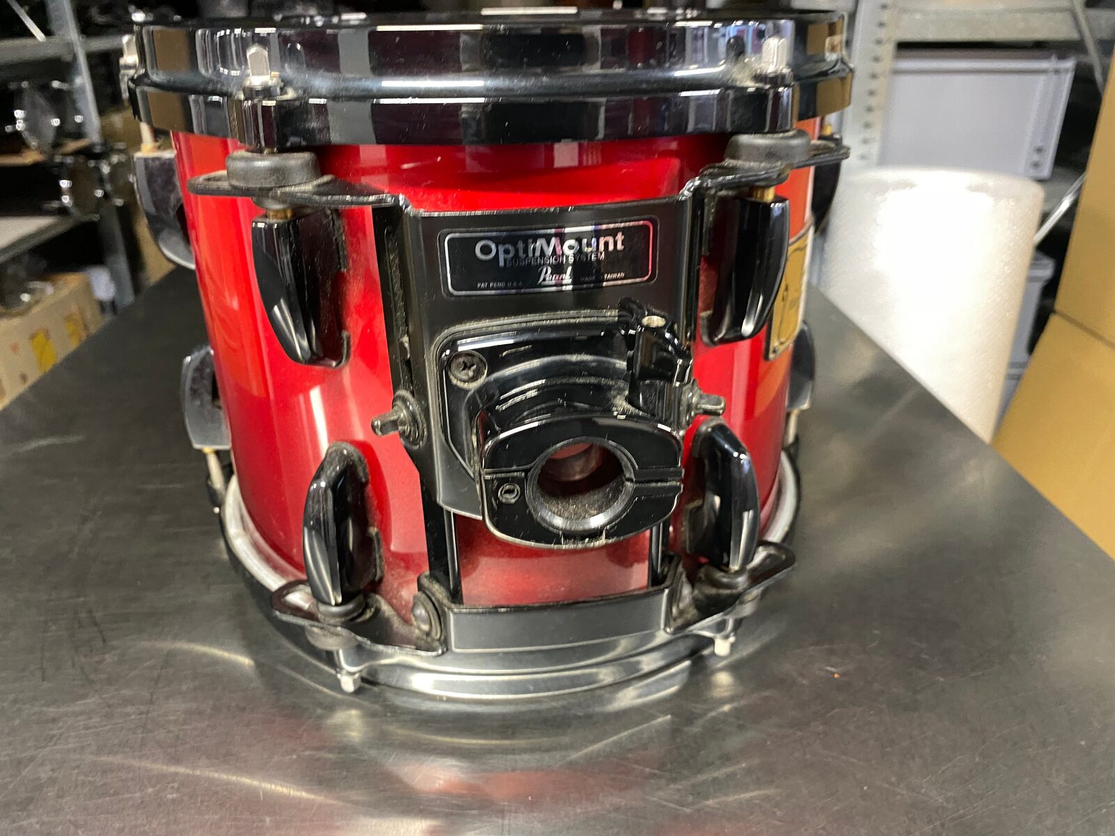 Pearl MMX Masters custom shellset #Cranberry Fade