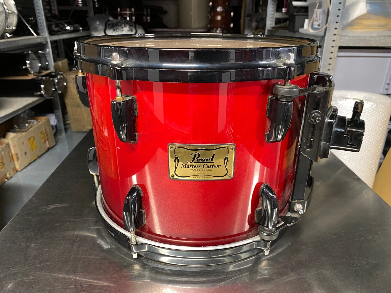 Pearl MMX Masters custom shellset #Cranberry Fade