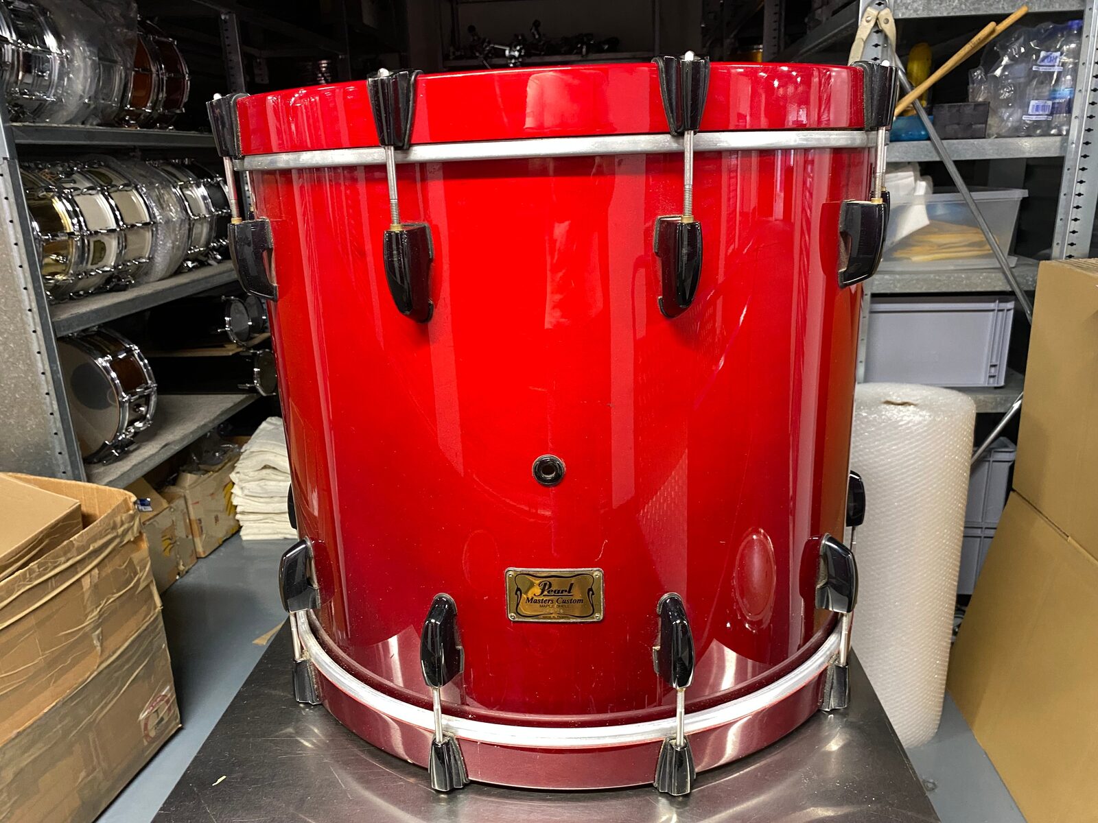 Pearl MMX Masters custom shellset #Cranberry Fade