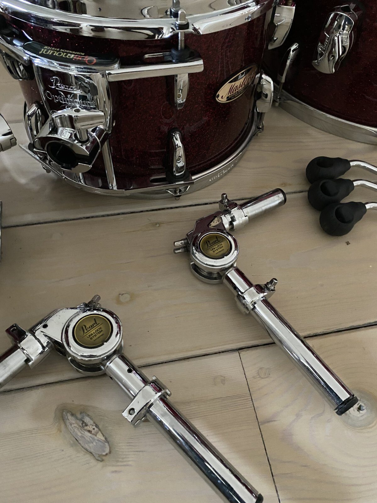 Pearl MRV924XEP/C355 Masters maple reserve shellset #Sapphire bordeaux sparkle