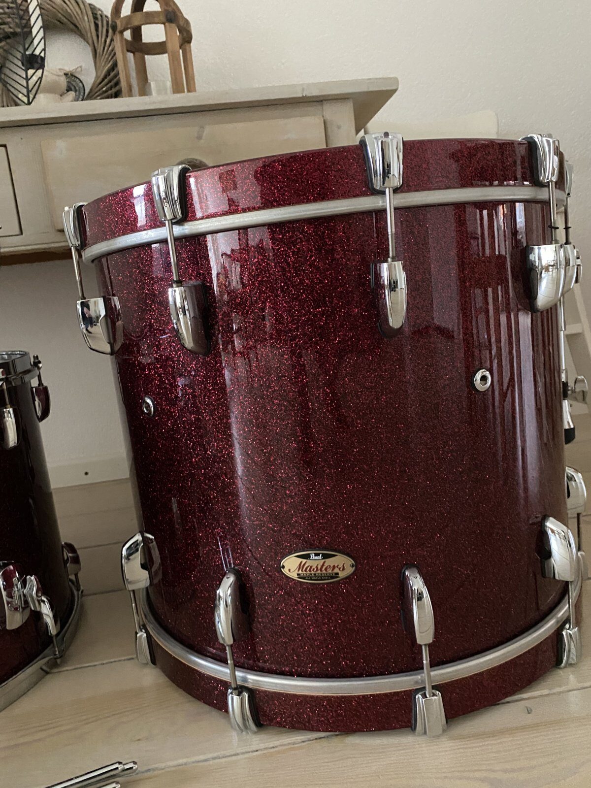 Pearl MRV924XEP/C355 Masters maple reserve shellset #Sapphire bordeaux sparkle