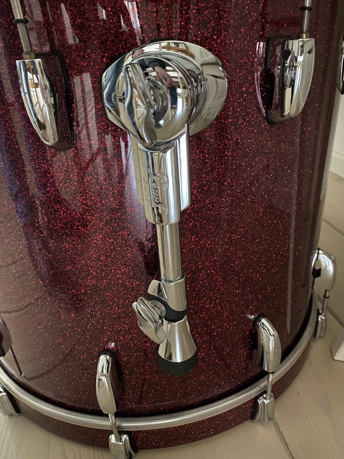 Pearl MRV924XEP/C355 Masters maple reserve shellset #Sapphire bordeaux sparkle