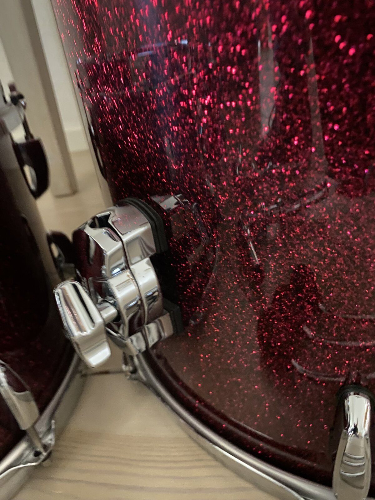 Pearl MRV924XEP/C355 Masters maple reserve shellset #Sapphire bordeaux sparkle