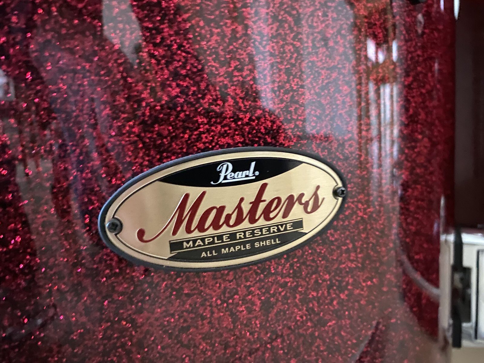 Pearl MRV924XEP/C355 Masters maple reserve shellset #Sapphire bordeaux sparkle