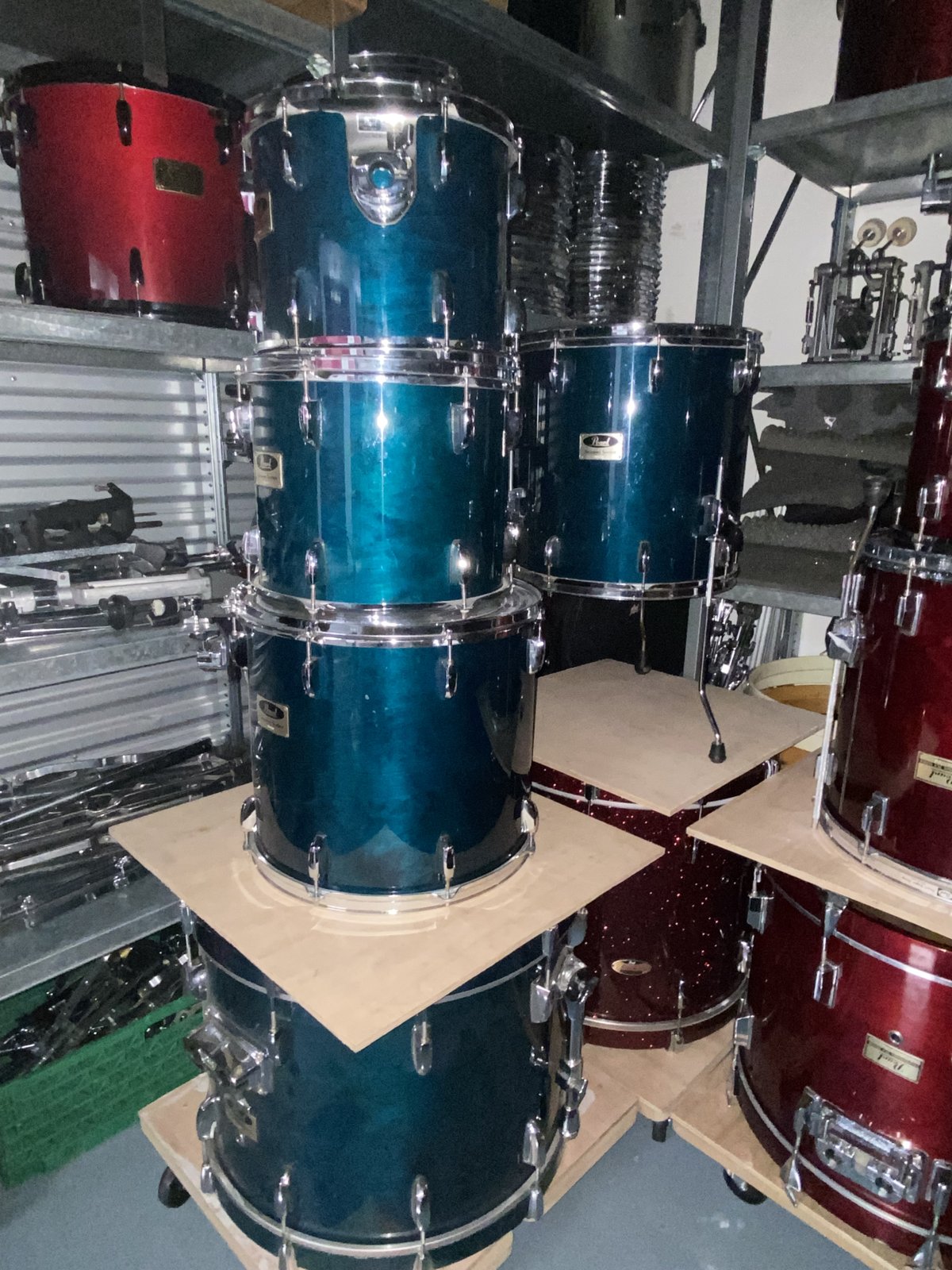 Pearl Prestige Session SPX 22-12-13-16 #Teal blue