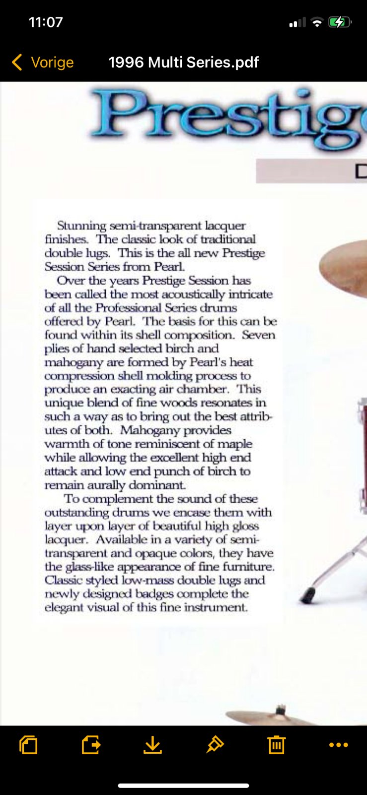 Pearl Prestige Session SPX 22-12-13-16 #Teal blue