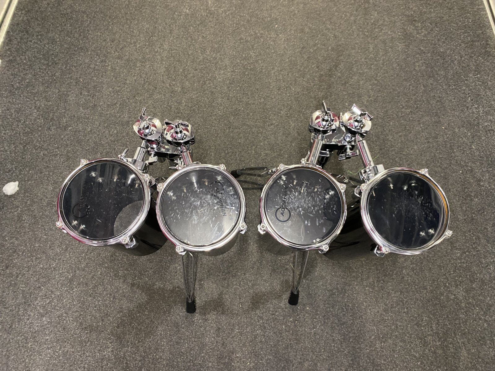 Pearl rockettoms (full set) 12-15-18-21 inch #piano black