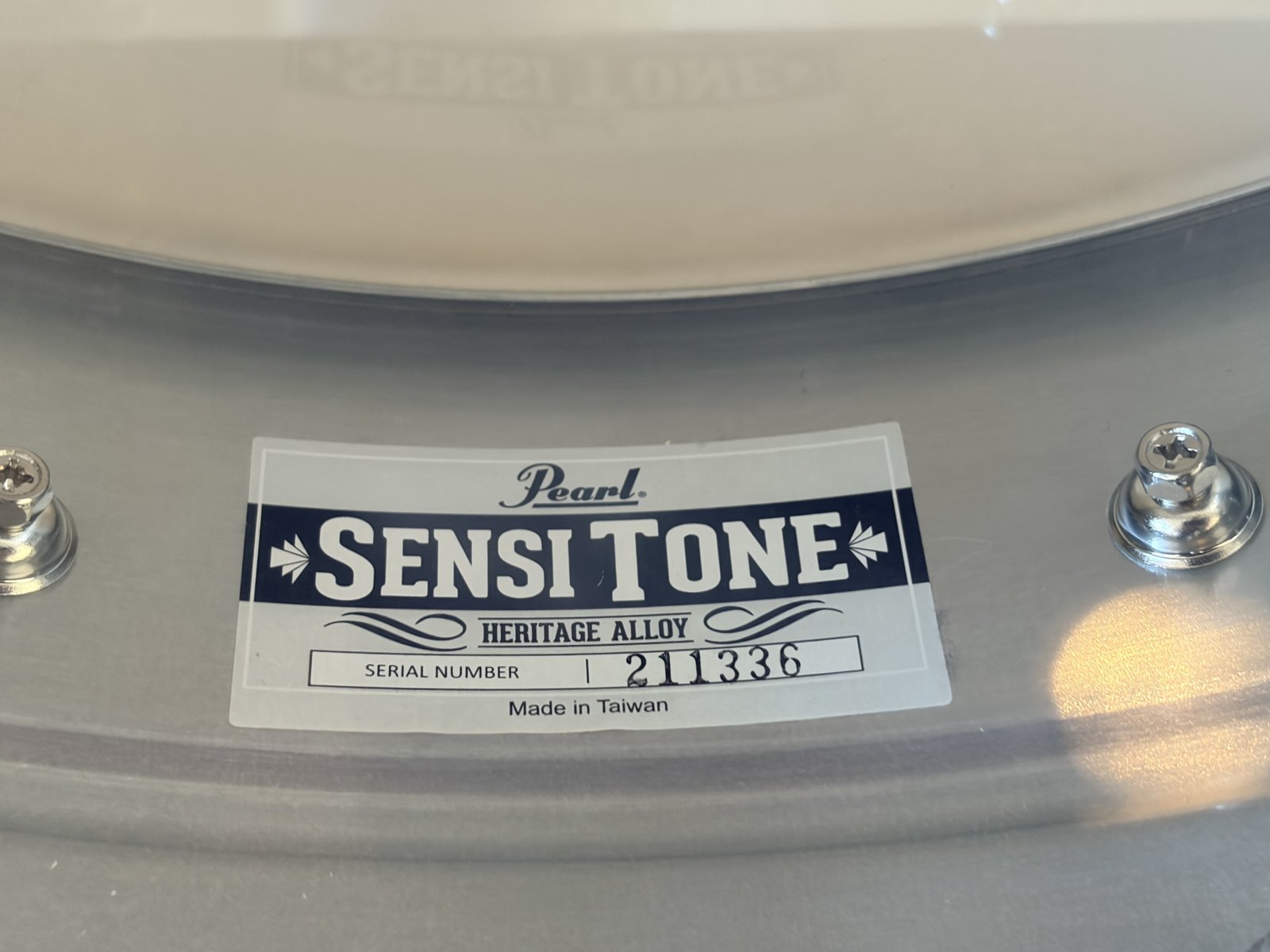 Pearl STH1450AL Sensitone Heritage aluminium snare 14x5”
